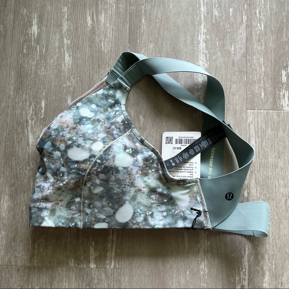 Lululemon Lab V-Neck Train Bra Print - Morpheus Multi - Picture 6 of 7
